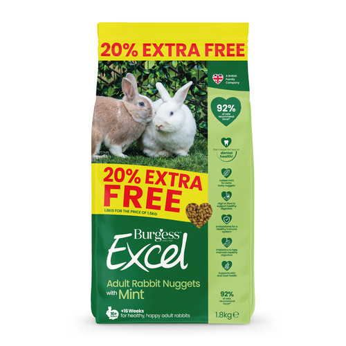 Burgess excel adult rabbit - adult,