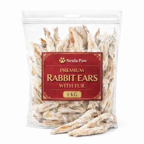 1kg rabbit ears with furry - 1kg,